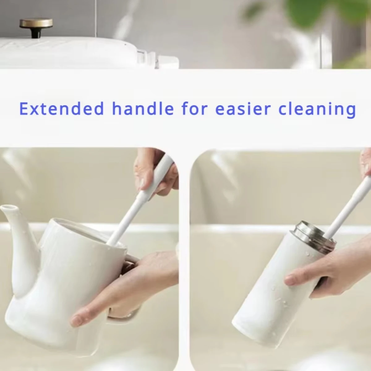 Reusable Bottle - Складная силиконовая щетка для тщательной очистки