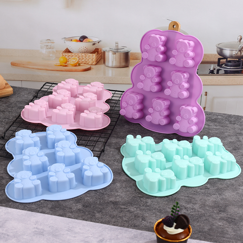 Eco Soap - Силиконовые формы в виде медведя из