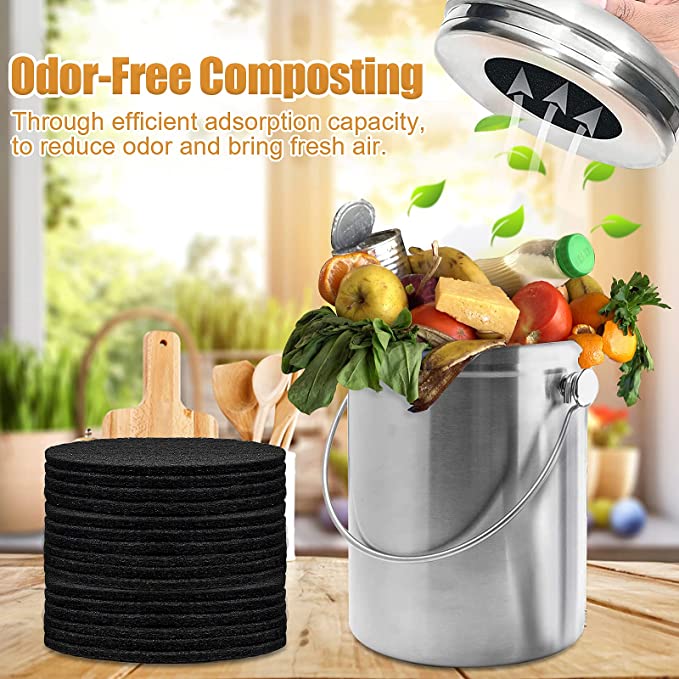 16 штук, круглые портативные с – обзор и цена Compost Bin