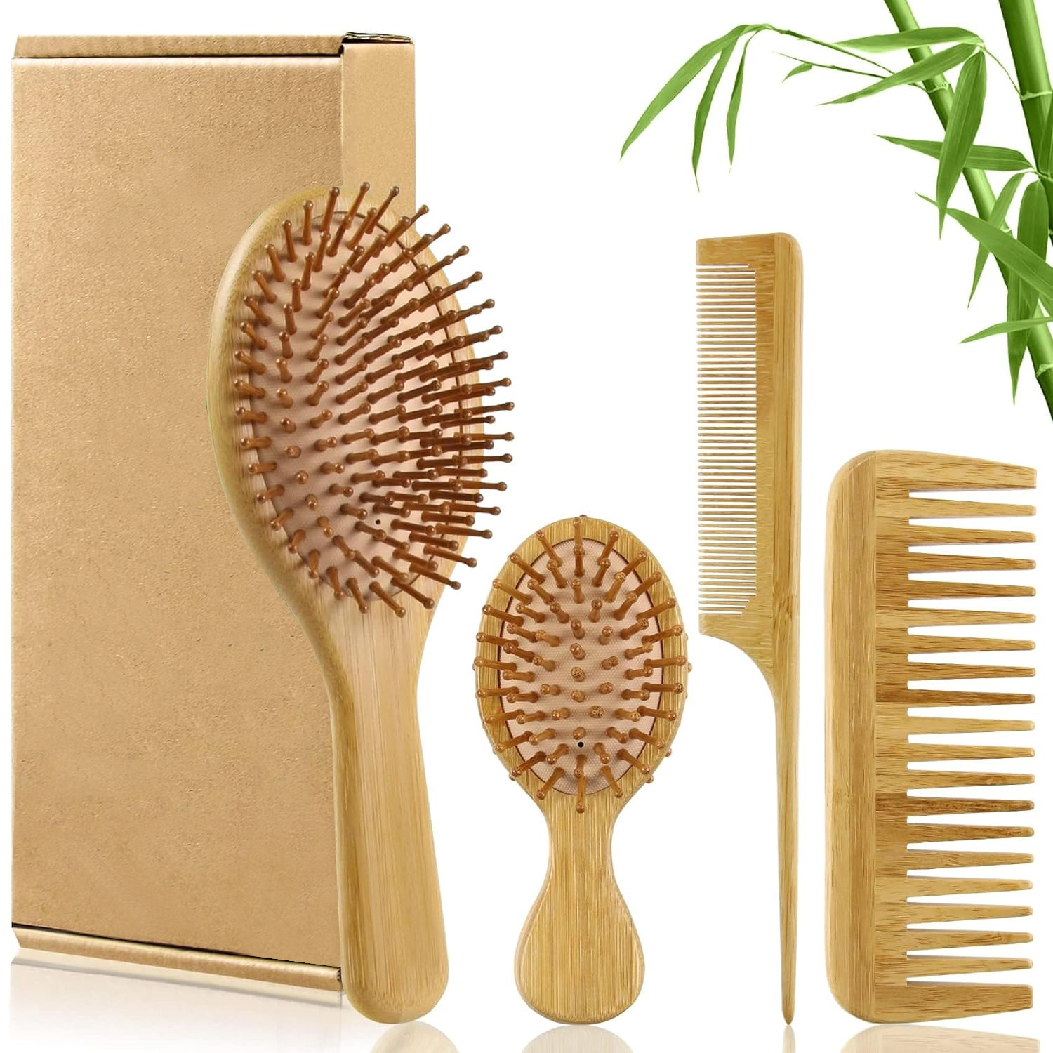 Набор бамбуковых расчесок для  – обзор и цена Bamboo Toothbrush